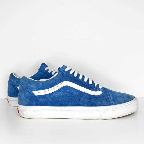 Vans Other - VANS Old Skool Retro Sport Blue Suede Skate Sneakers Men’s 11.5 Shoes